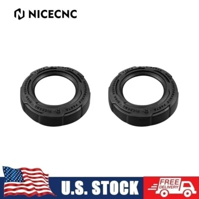 Cubiertas de tapas de cojinetes de rueda trasera para gas EC 250 300 250F 350F 2021-2024 Balck Foto 1 de 4