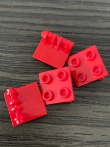 LEGO Parts 6134 (4pcs) Hinge Plate Brick 2 x 2 Top Choose Color - Picture 1 of 7