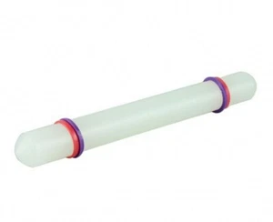 Rolling Pin Adjustable Guide Rings 9 in Pastry Dough Fondant Icing Cake Decorate - Picture 1 of 12