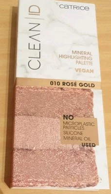 Catrice Clean ID Mineral Highlighting Palette Farbe 010 ROSE GOLD Vegan - Bild 1 von 3