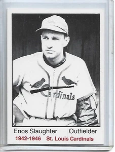 Enos Slaughter 1983 TCMA 1942-1946 Cardinals Baseball Card #17 (W/MLB Logo) - Picture 1 of 2