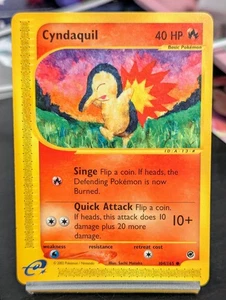 Cyndaquil 104/165 LP | E-Card Series: Expedition Base Set | Non Holo Common - Picture 1 of 2
