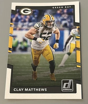 Clay Matthews Green Bay Packers 2017 Donruss Football Card No. 103 - Image 1 of 2