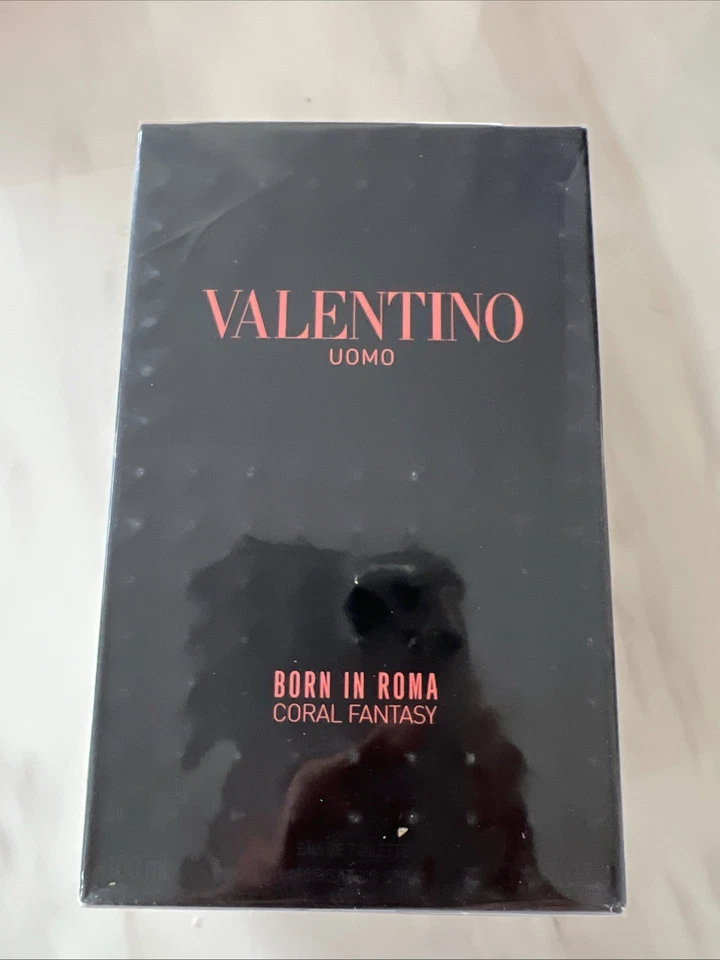 Valentino Uomo Born In Roma Coral Fantasy 100ml Edt Genuine Brand New Sealed  - image 1 of 1