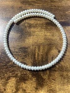 Classic Pearl All Around 17” Round Choker Necklace - Picture 1 of 6