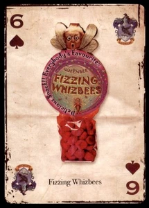 Tarjeta de póker 2015 Harry Potter Warner Bros. Castillo de Hogwarts Fizzing Whizbees #6 - Imagen 1 de 2