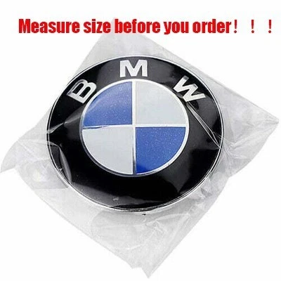 For BMW 74MM/2.9IN Trunk Replacement Emblem Badge Roundel F22 23 30 31 E46 E90 Foto 1 de 4