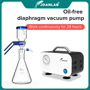 Bomba de vacío de laboratorio Bomba de filtración de vacío de laboratorio sin aceite con tubo de goma 220V - Imagen 1 de 12