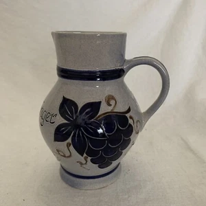 Feinsteinzeug Qualitat Bleifrei Oberderdinger Krugle Glazed Stoneware Pitcher - Bild 1 von 10