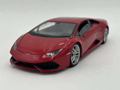 Coche modelo de metal fundido a presión Welly Lamborghini Huracan LP610-4 1:18 ENVÍO RÁPIDO Foto 1 de 4