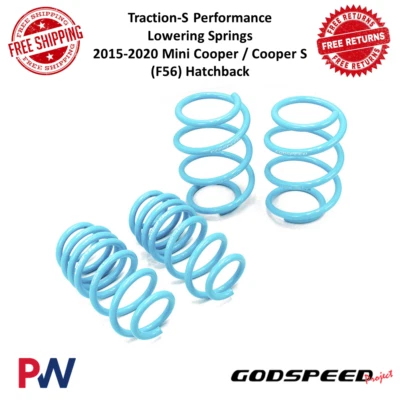 Muelles reductores Godspeed Traction-S Performance para 15-20 Mini Cooper/Cooper S Foto 1 de 4