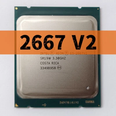 Intel Xeon E5-2667 v2 SR19W 3.3GHz LGA2011 8 Cores CPU Processor - Image 1 of 3