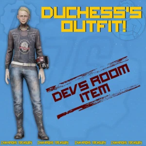 FALLOUT 76 PC DUCHESS'S OUTFIT! DEVS ROOM ITEM - Picture 1 of 1
