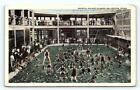GALVESTON, TX Texas ~ CRYSTAL PALACE PLUNGE Swimming Pool c1920s Postcard