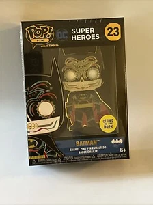 FUNKO POP! PINS: DC Comics Day of the Dead - Batman [New ] Pin - Picture 1 of 5