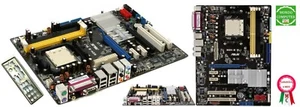 SCHEDA MADRE SOCKET AM2 ASUS M2N-E SLI + LAMIERA BACK PANEL - Bild 1 von 1