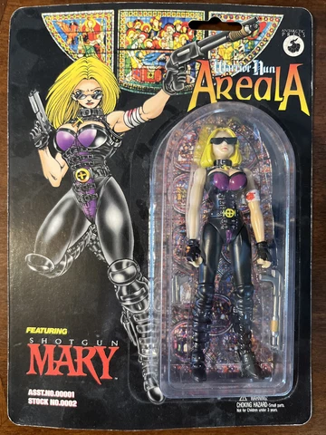 Ben Dunn's Warrior Nun Areala Shotgun Mary Antarctic Press Figure Cover