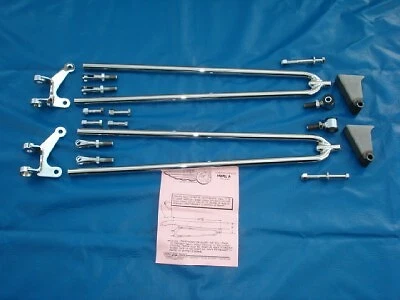 1928-31 Model A Ford Car & Truck Chrome Hairpin Pete & Jakes #2021C Foto 1 de 4