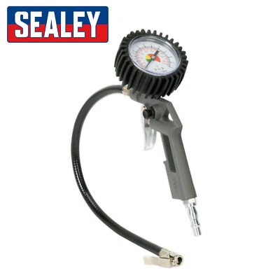 Sealey Tyre Inflator Air Line  0-175psi Pressure Gauge 1/4" BSP Connector SA302 - Image 1 of 3