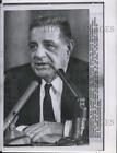 1963 Press Photo Star witness Joseph Valachi delivering his testimonies in trial