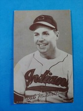 DALE MITCHELL W461 EXHIBITS BASEBALL 1947-1966 ORIGINAL, SEPIA BACK VG-EX