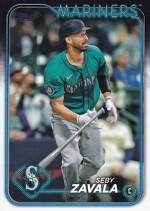 2024 Topps Update Series - #US180 Seby Zavala - Mariners - Picture 1 of 2