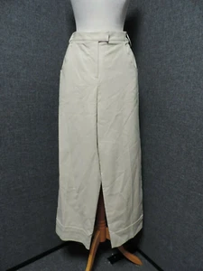 Pantalones beige a medida pierna ancha Topshop Reino Unido 10 PVP £49.99 LN024 Sin embargo 15 - Imagen 1 de 7