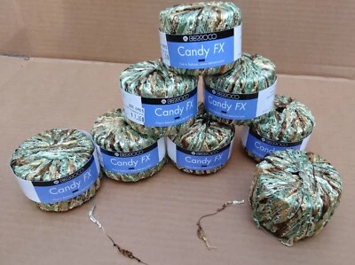 Berroco x8 Candy FX 25 g .875 oz 68 yd 100% Nylon Color 8721 Ribbon Yarn New - Image 1 of 4