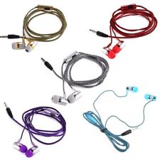 MP3 MP4 Wired Earbuds In-ear Braided Cord Headset Phone Computer Headphone