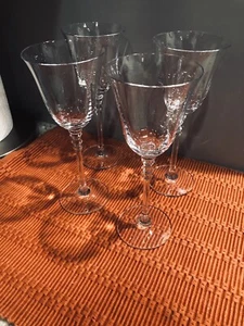 Set of Four Mikasa Sonata Wine Glasses 8" Tall - Picture 1 of 7