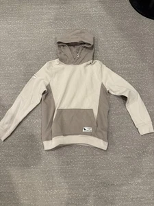Abercrombie Boys Two Toned Hoodie Cream And Tan 13/14 - Picture 1 of 3
