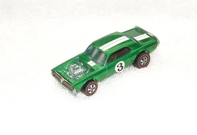 风火轮 Redline Spoilers 绿色 Nitty Gritty Kitty 完好 — 第 1/4 张图片