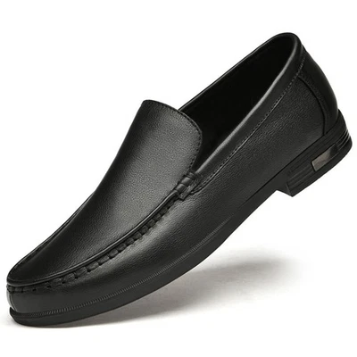 Men's Casual Shoes Genuine Leather Slip-on Penny Loafers Shoes - Image 1 of 4