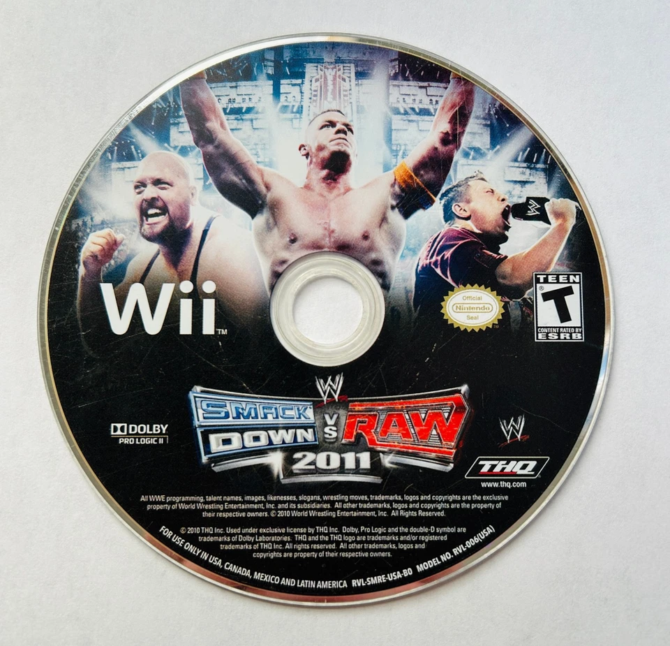 Juego Nintendo Wii - WWE Wrestling Smackdown vs. RAW 2011 ENVÍO GRATUITO Foto 1 de 1