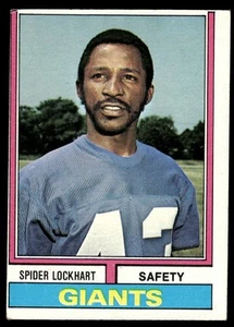 Topps Spider Lockhart 1974 New York Giants #206 - Imagen 1 de 2