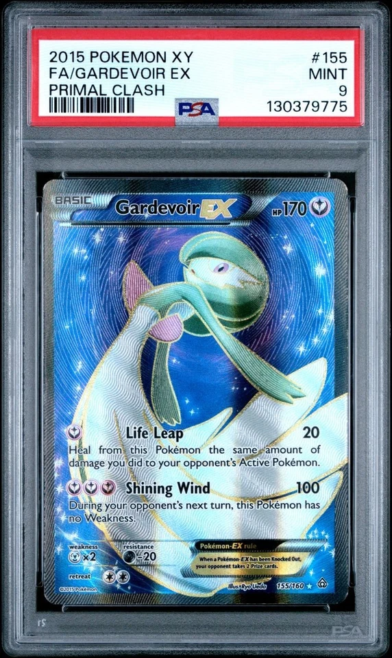 PSA 9 Mint 2015 POKEMON XY PRIMAL CLASH #155 FULL ART GARDEVOIR EX - Image 1 of 2