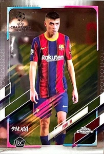Pedri 2020-21 Topps Chrome UEFA Rookie RC Barcelona #81 Soccer - Picture 1 of 4