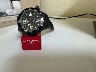 Swiss Legend Men's 21818P  Neptune  Black dial watch 52mm - Image 1 of 4