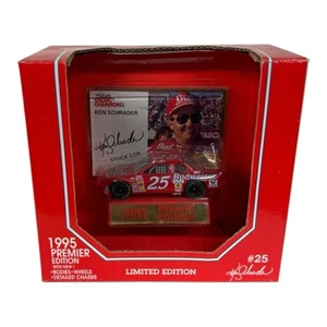 Ken Schrader 1995 #25 Budweiser NASCAR Racing Champions 1:64 Diecast - Picture 1 of 3