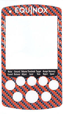  Minelab Equinox 800/600 Vinyl Keypad Sticker, Various Colours, English Language • 7.99£