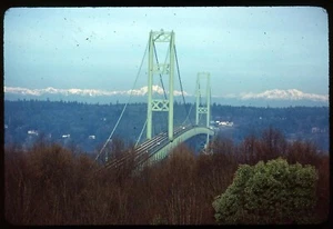 Original Brückenrutsche - Tacoma Narrows Bridge Tacoma WA 22.02.1981 - Bild 1 von 1