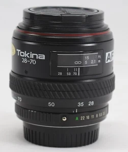 Tokina AF 270 28-70mm f3.5-4.5 Pentax FA objectif zoom / AF zoom lens K Complet - Imagen 1 de 5