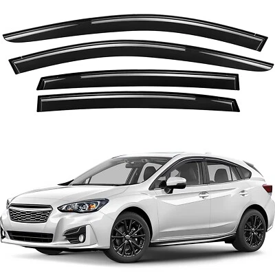 Parasoles de lluvia protectores de viento para Subaru Impreza Hatchback 2017-2023 Foto 1 de 4