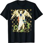 New Limited St. Michael the Archangel Icon Dragon Catholic Angel Vintage T-Shirt