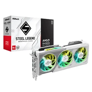 ASRock Radeon RX 9070 Steel Legend RX9070 SL 16GO, 16GB GDDR6 PCIe 5.0 - Bild 1 von 6