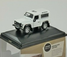 LAND ROVER DEFENDER 90 in White - 1/76 scale model OXFORD DIECAST