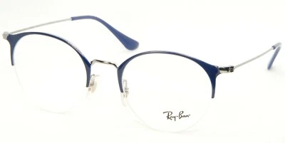 NUEVO Ray Ban RB3578V 2906 AZUL/PLATA BRILLANTE MARCO DE GAFAS 50-22-145mm Foto 1 de 4