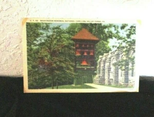 Postal de colección-Washington Memorial National Carillon, Valley Forge, PA-Sello - Imagen 1 de 2
