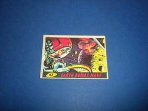 MARS ATTACKS card #47 Bubbles/Topps Inc. 1964 Printed in ENGLAND/UK