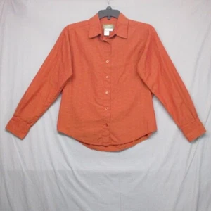 The Territory Ahead Long Sleeve Button Down Burnt Orange Women Size | SP - Picture 1 of 10